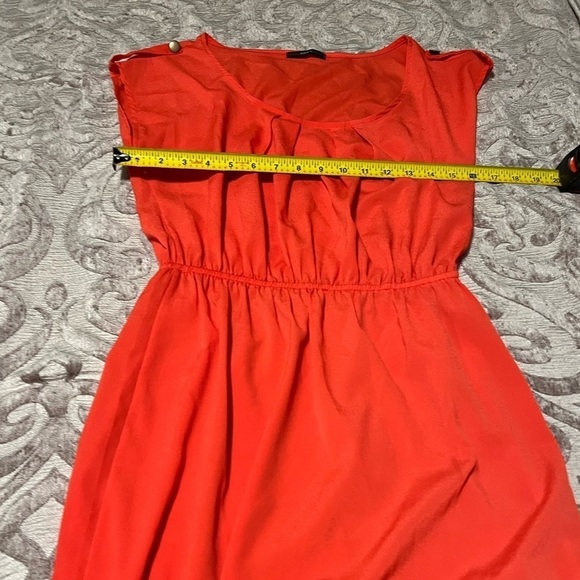 Soprano Reddish-Orange Sleeveless Dress – Preloved Size S - Picture 11 of 11